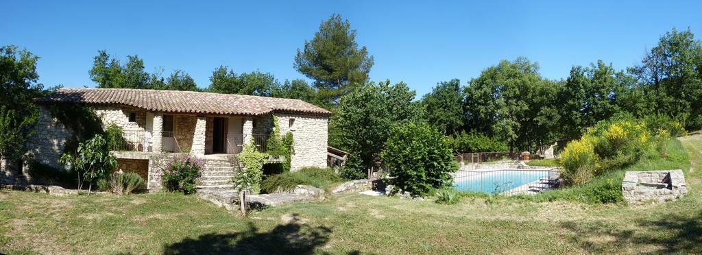 Hotel Lou Caleu Restaurant Le Rocher Des Abeilles Saint-Martin-de-Castillon Exterior photo